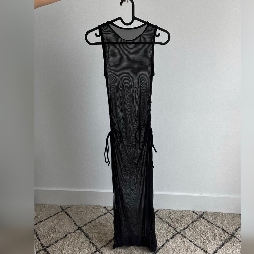 See Through Mesh Cover Up